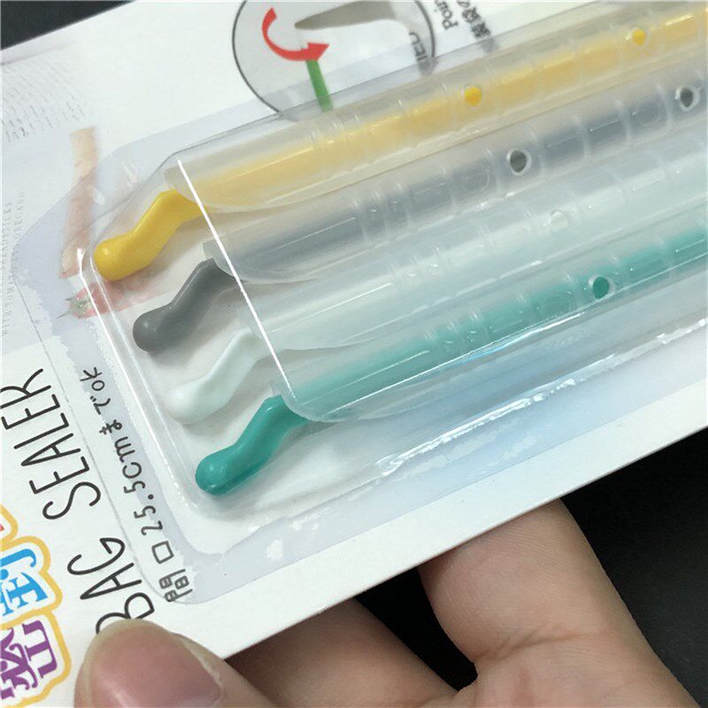 包邮 长条密封夹零食袋口防潮密封条防串味夹子茶叶密封棒封口夹