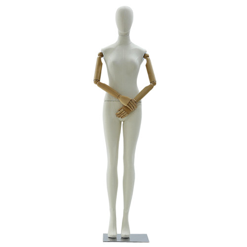 亲子服装店男女儿童全身模特道具高档橱窗全身绒布模特架子展示架