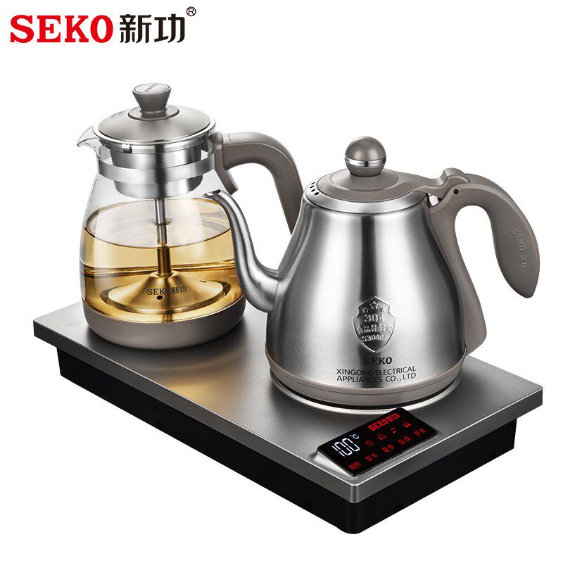 新功底部全自动上水烧水壶办公室1800W大功率泡茶专用电热水壶W54