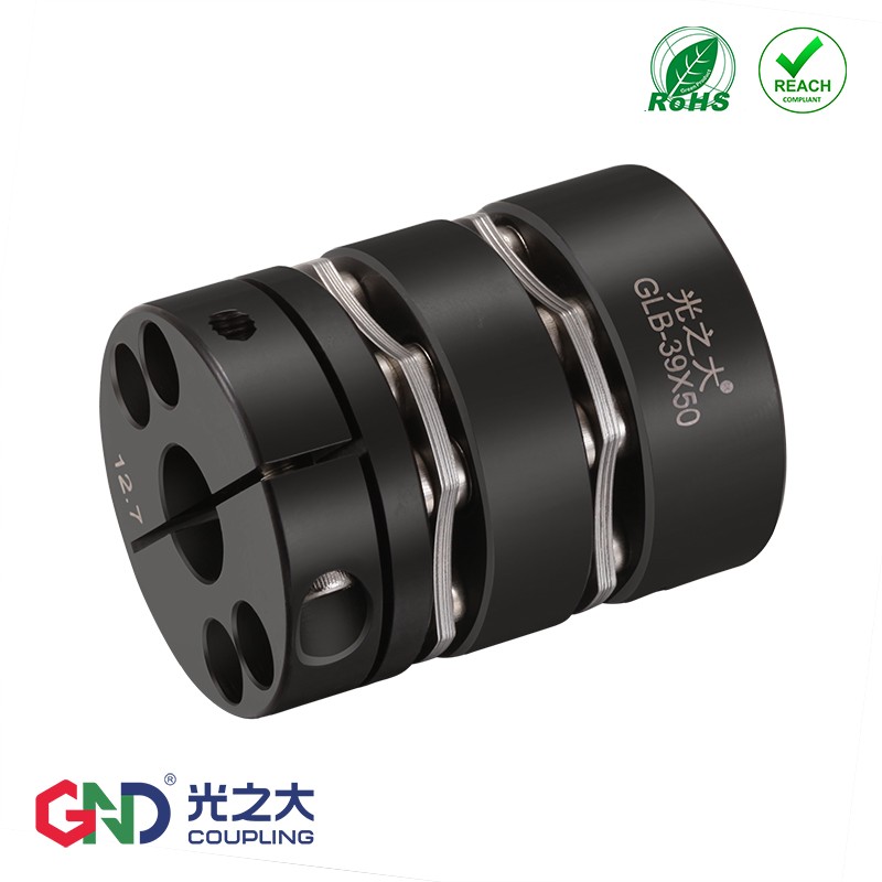光之大高刚性膜片联轴器大扭矩伺服马达电机丝杆连轴器45号钢GLB