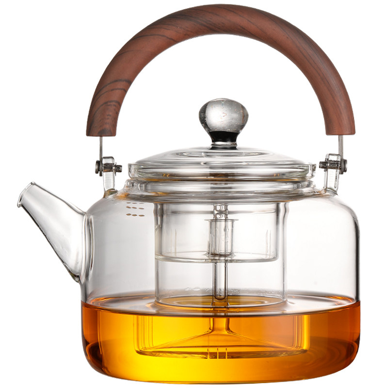 玻璃煮茶壶煮茶器套装蒸煮一体家用电陶炉专用耐高温烧水提梁壶