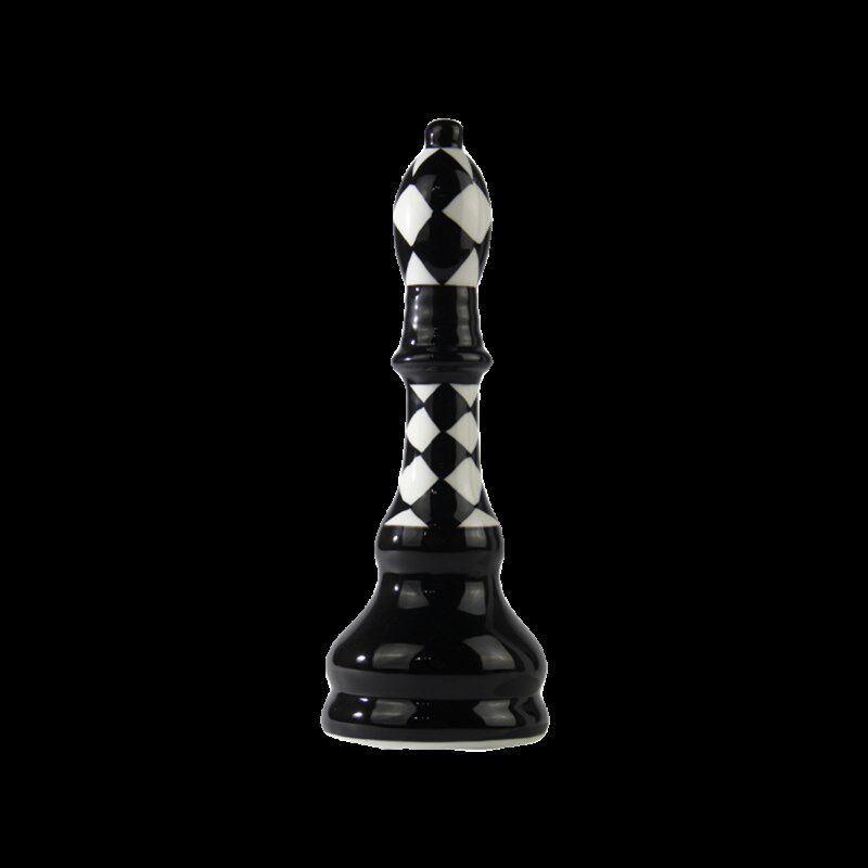 黑白国际象棋摆件简约时尚家居饰品样板间书房书柜书架电视柜摆设
