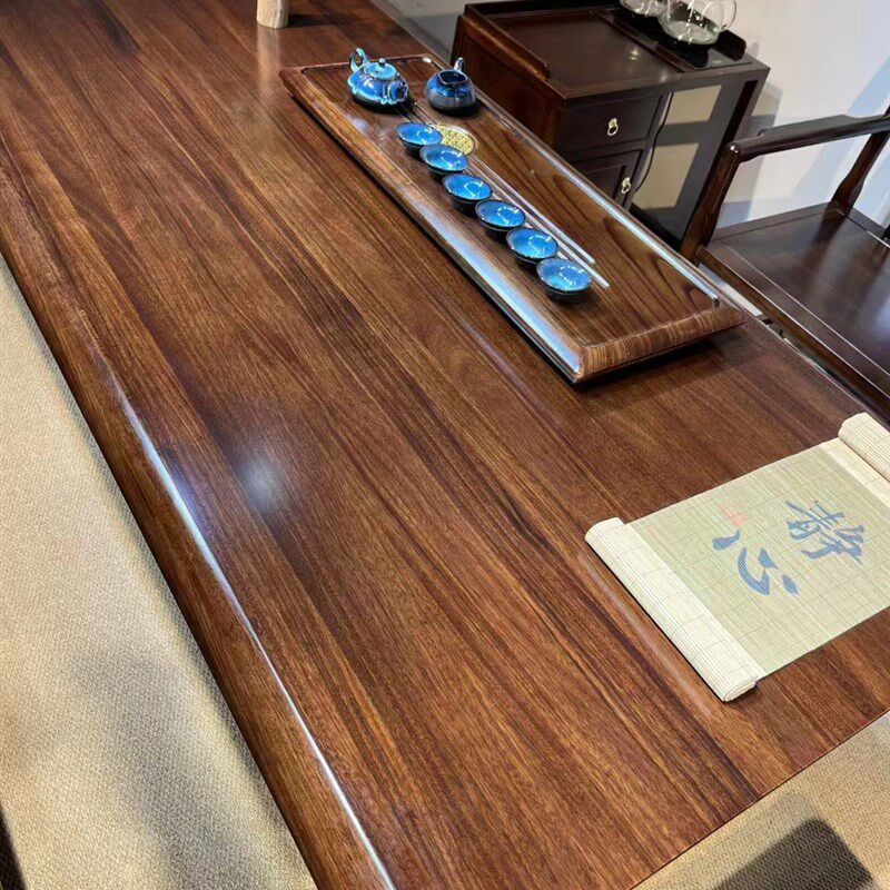 云书整板实木大板茶桌椅组合简约客厅喝茶台原木新中式办公室泡茶