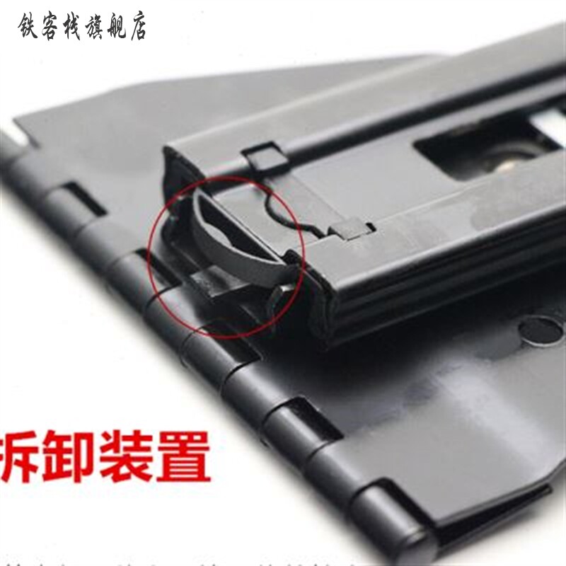 新品翻门轨道加厚三节翻板合页滑轨衣柜折叠镜子试衣镜导轨推拉镜