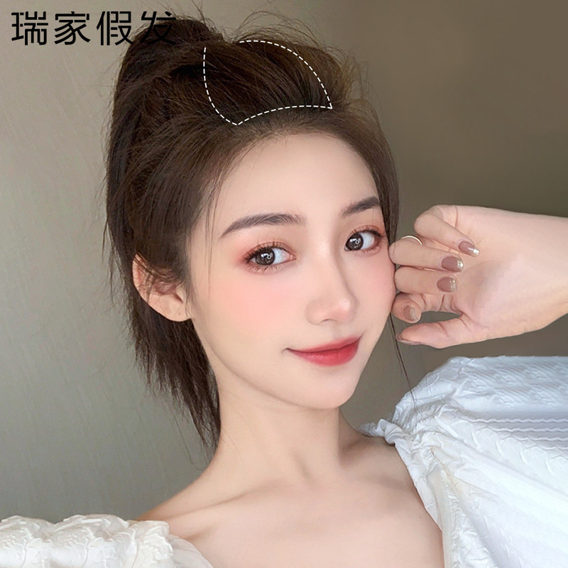 真发垫发片头顶补发片垫发根两侧增厚假发片高颅顶女一片式无痕