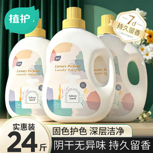 植护初夏樱花长效留香去渍洗衣液