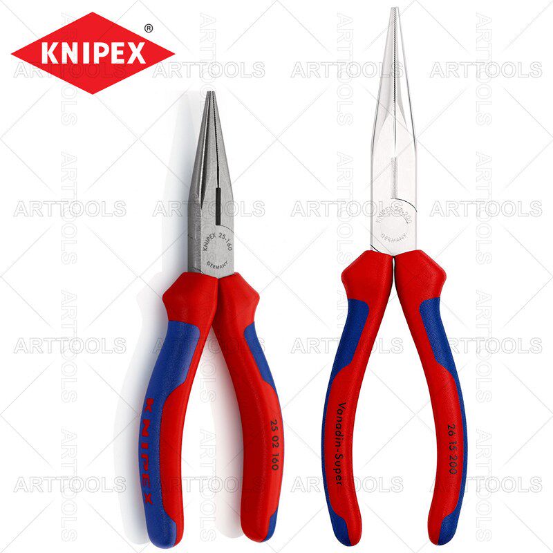 德国KNIPEX凯尼派克尖嘴钳进口工业级尖咀钳子25 02 160/2505140