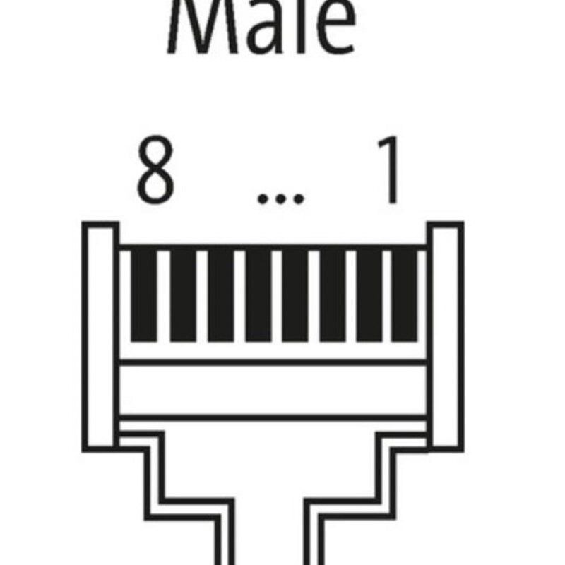 7000-74071-0000000MURR公直头RJ45,8芯现场接线屏蔽防护IP20全新