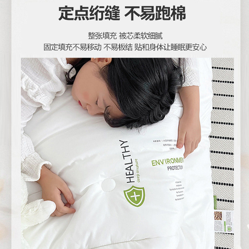 儿童幼儿园被子内胆宝宝入园专用午睡盖被婴儿被芯大豆纤维小棉被