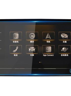 适用德赛西威NV5016/天宝110 MIB275/C加装/改装升级版高清钢化膜