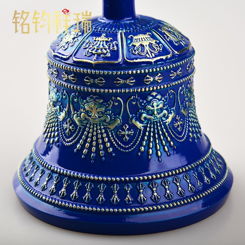 尼泊尔手工金刚铃杵法器金藏家用修行藏式用具刚铃金刚杵五钴九钴