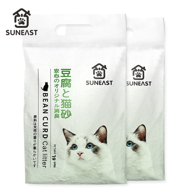 绿茶味豆腐猫砂除臭结团吸水豆腐砂渣无尘猫沙猫咪用品10公斤包邮