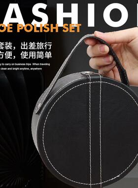 甄选颖特新品鞋油套装皮鞋皮具护理真皮保养油黑色鞋刷擦鞋布鞋拔