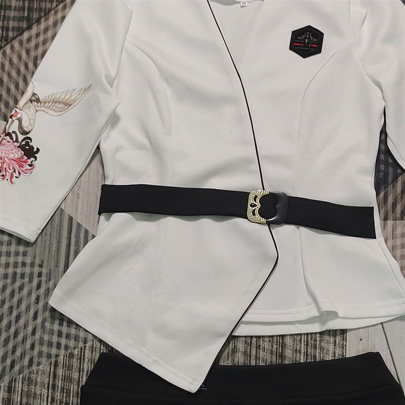 足浴工装足疗沐足洗浴桑拿技师服秋季修身显瘦气质包裙套装工作服