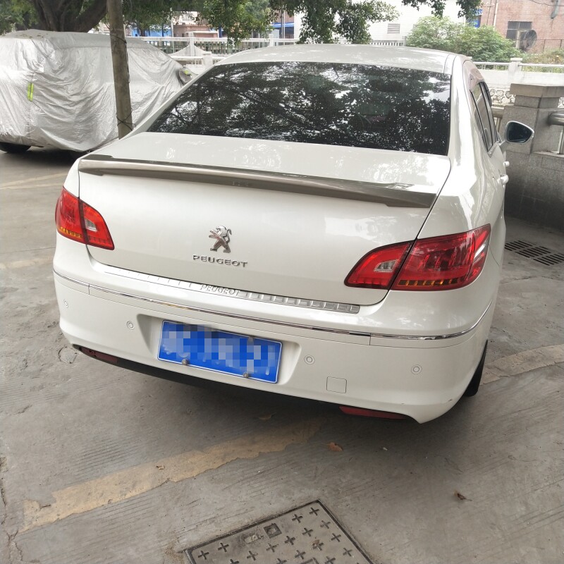 2010-2013款标致408尾翼 老款408改装专用免打孔汽车装饰后定风翼