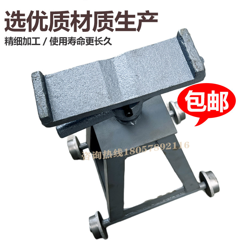 带锯床配件送料架托料架4028附机架晨龙数控钢筋锯床配件托架跑车