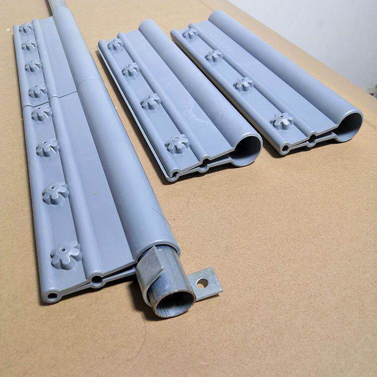 磁吸门帘穿管夹板加厚家用改装龙骨简易穿管夹片皮门帘配件吊板