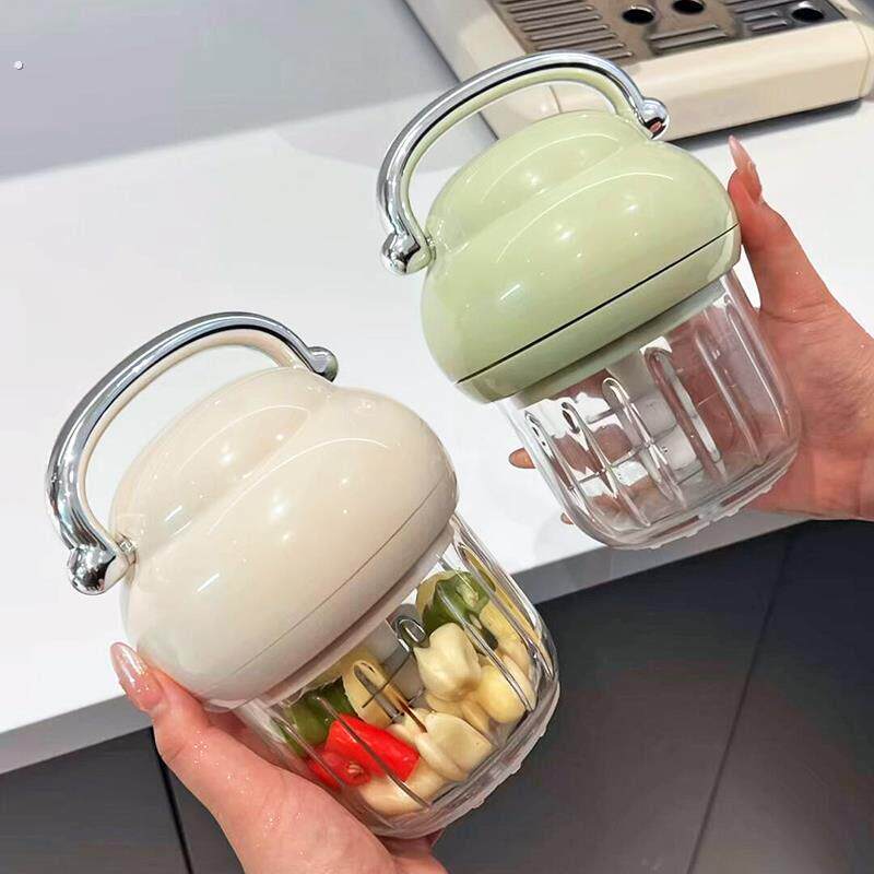 电动蒜泥搅碎器泡芙料理机家用小型便携式捣蒜器多功能宝宝辅食机