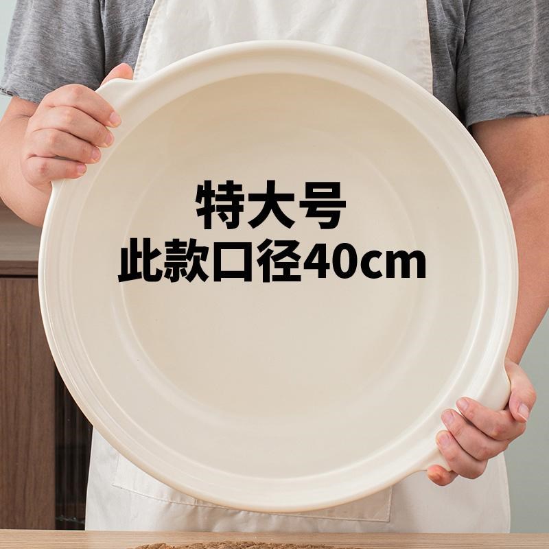 把子肉大砂锅超大商用特大号10升酒店饭店用大沙锅大口浅锅大容量