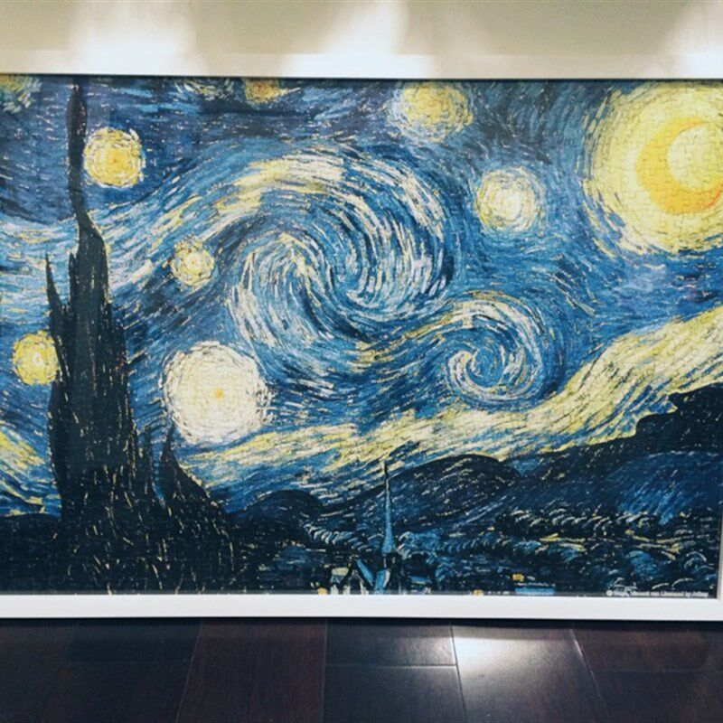 定制实木拼图框1000片框500片30寸70X50X75一千块1000张拼图框架