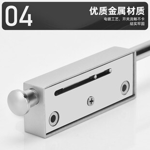 固钛有框玻璃门地插销旋转门地锁办公室平开门商铺大门对开门门锁