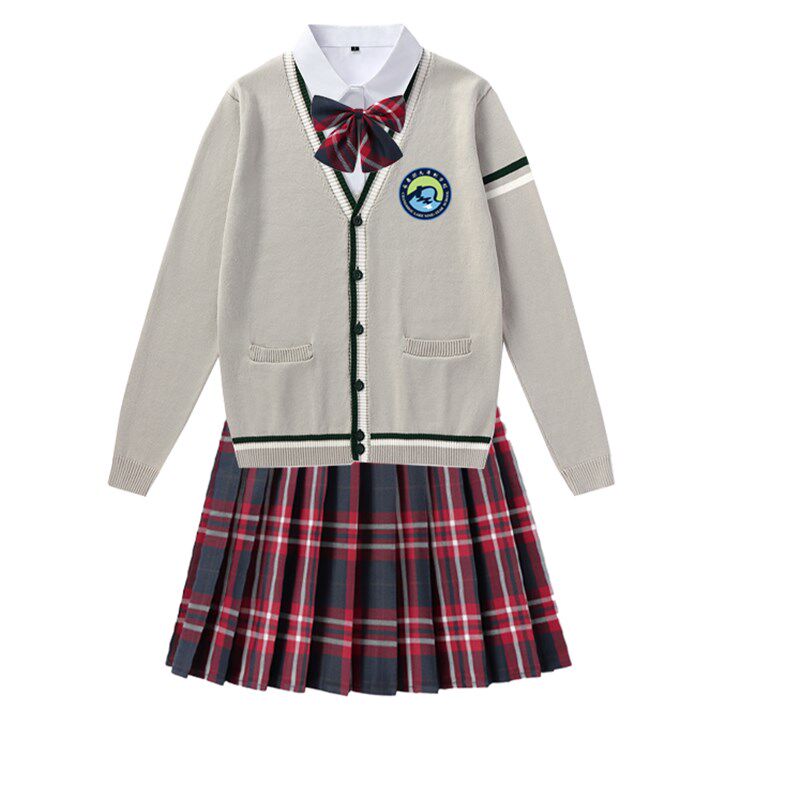 定做LOGO制服英伦学院风学生班服校服套装小初高中生学院风工作服