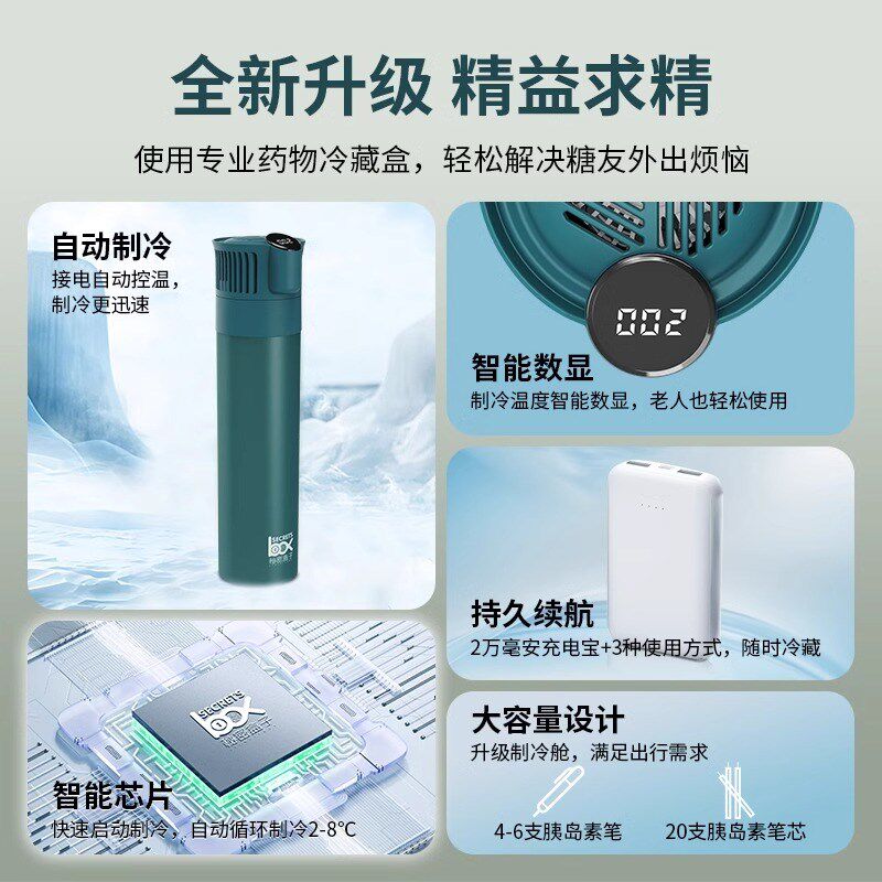 秘密盒子放胰岛素冷藏盒便携充电式车载外出旅行药品专用小型冰箱
