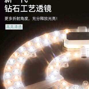 led吸顶灯灯芯灯盘高亮96W 120W瓦LED圆形改造灯板灯条替换环形灯