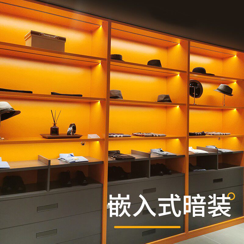 超薄嵌入式led灯条感应灯家用层板灯长条衣柜灯吊柜底灯橱柜灯带