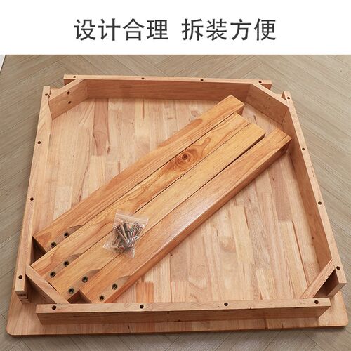 实木餐桌客厅家用吃饭桌餐厅大排档小吃店火锅店长方形正方形餐台