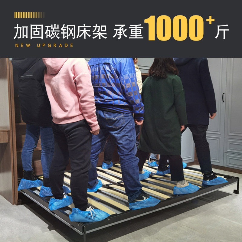 书桌一体隐形床五金配件折叠壁床隐藏床正侧翻多功能翻转床墨菲床