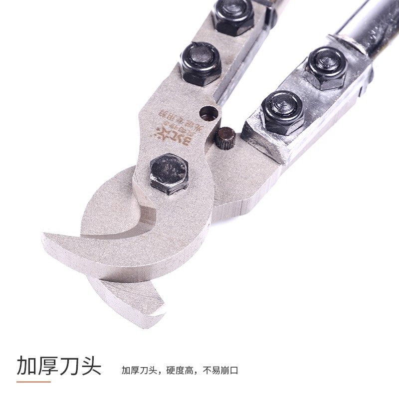 光缆剪刀手动切线钳断线器电线剪剪线钳剪刀钳子断线钳剪光缆专用