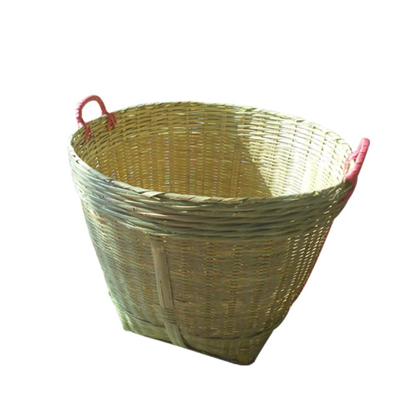 竹编五金工具筐竹制品大号杂物垃圾箩田野农用收纳篓干货竹箩筐