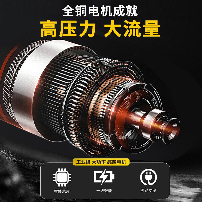 家用大功率洗车机2025新款清洗窗户空调神器便捷式商用超高压水枪