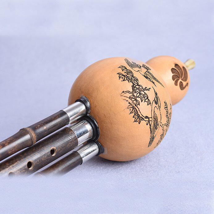 甄选金羽冠葫芦丝乐器初学C调降B调小学生儿童成人初学者入门胡芦