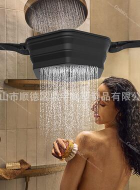 甄选亚马逊新品运动员冰浴盆硅胶可折叠冰浴器冰浴桶沐浴工具ice