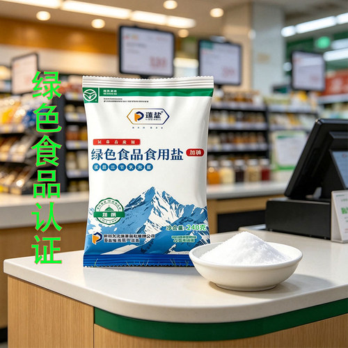 精制食盐 食用盐加碘井矿盐240g袋 纯净自然 深井矿盐a18