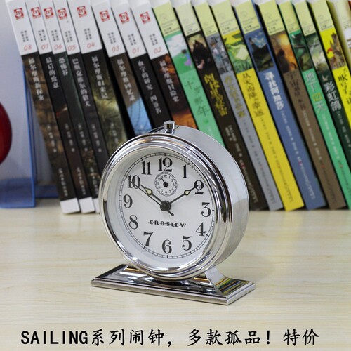 孤品新款样品仿古欧式居约现代台闹旧铜合金属家简做铃创意小闹钟