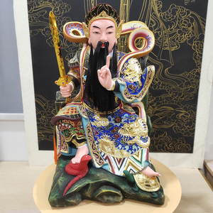 木当山真武大帝香樟武雕神像供奉道天玄教上帝玄武祖师爷真武祖师