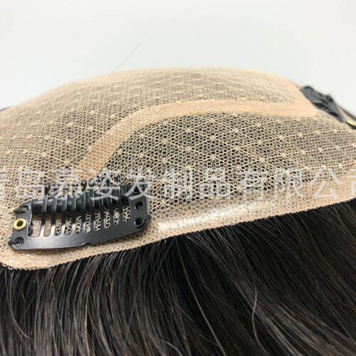 甄选U型分界递针女士配件长发 遮白发 头顶稀少 可烫可染可中分偏