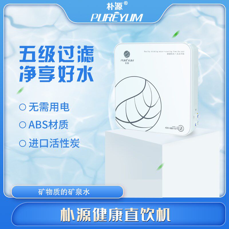 朴源净水 健康直饮机 家用净水器 五级超滤 无需用电 五级滤芯