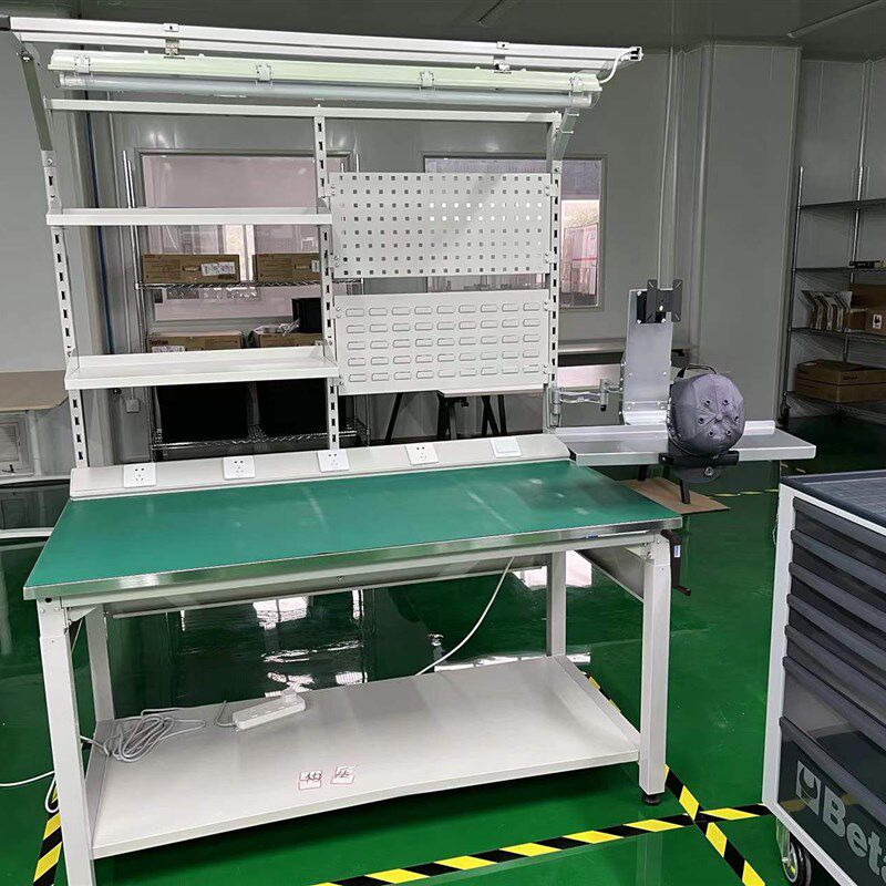 手摇升降工作台可调高度操作台组装包装台可站立操作台工业升降桌
