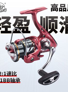 路亚轮黑坑鲈鱼竞技微物2500轮矶钓车斜口线浅杯纺轮轮渔轮