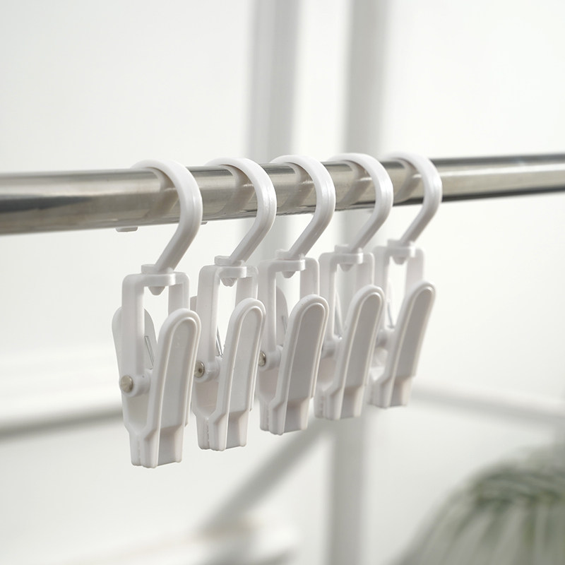 多功能塑料夹子帽示夹窗帘样品夹超市鞋夹展子夹旋挂转钩夹靴子夹