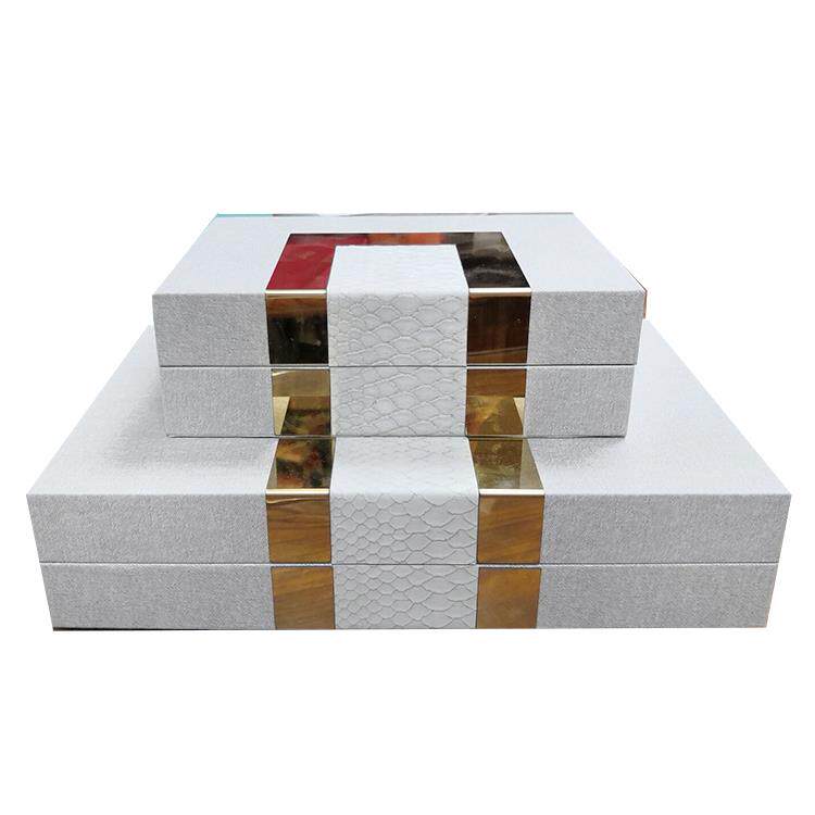 定制家具样板房衣柜衣帽间主卧客厅展厅首饰盒摆件收纳盒软装饰品