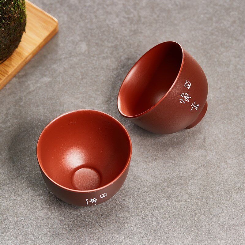 紫砂主人杯单杯小茶杯茶具品茗杯手工茶盏功夫茶具家用高档礼盒装