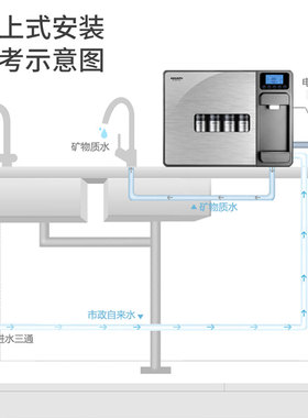 爱华普净水器直饮水机壁挂加热净化一体反渗透家用即热台式纯水机