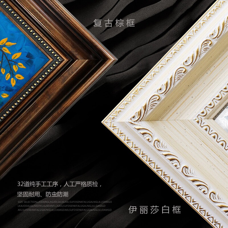 美式花鸟卧室床头装饰画主卧背景墙挂画温馨浪漫房间复古欧式壁画