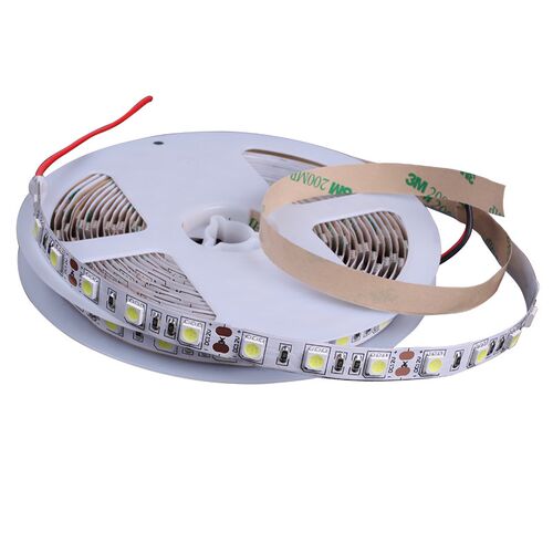 led灯带12v/24V5050/3528贴片超亮客厅吊顶柜台灯条套管防水光带