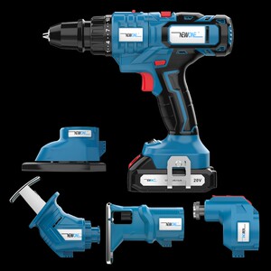 NEWONE 11-20件电动工具 电动工具组合家用锂电动电动工具组合木